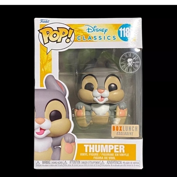 Funko Pop + Protector! Disney Classics Thumper (Boxlunch Exclusive) *Mint* T26 - Picture 1 of 11